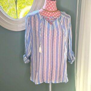 Como Vintage Boho Top Size M